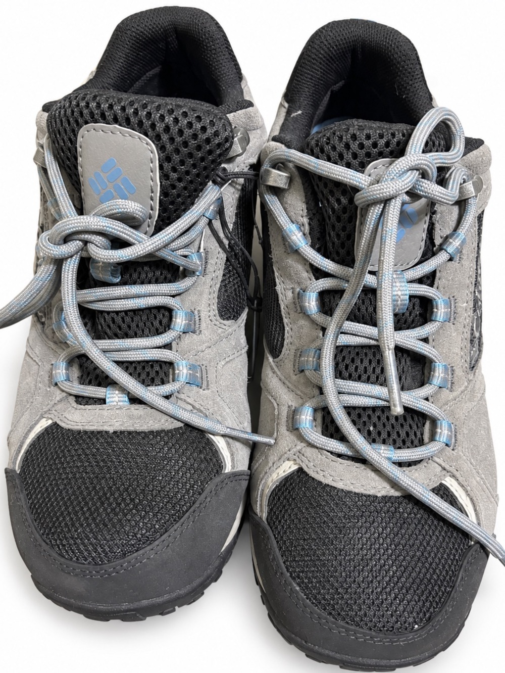 NWT Columbia Men’s Size 8.5 Waterproof Gray Black Hiking Shoes No Box